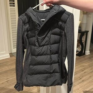 Lulu lemon down pull over not sold in stores anymore
